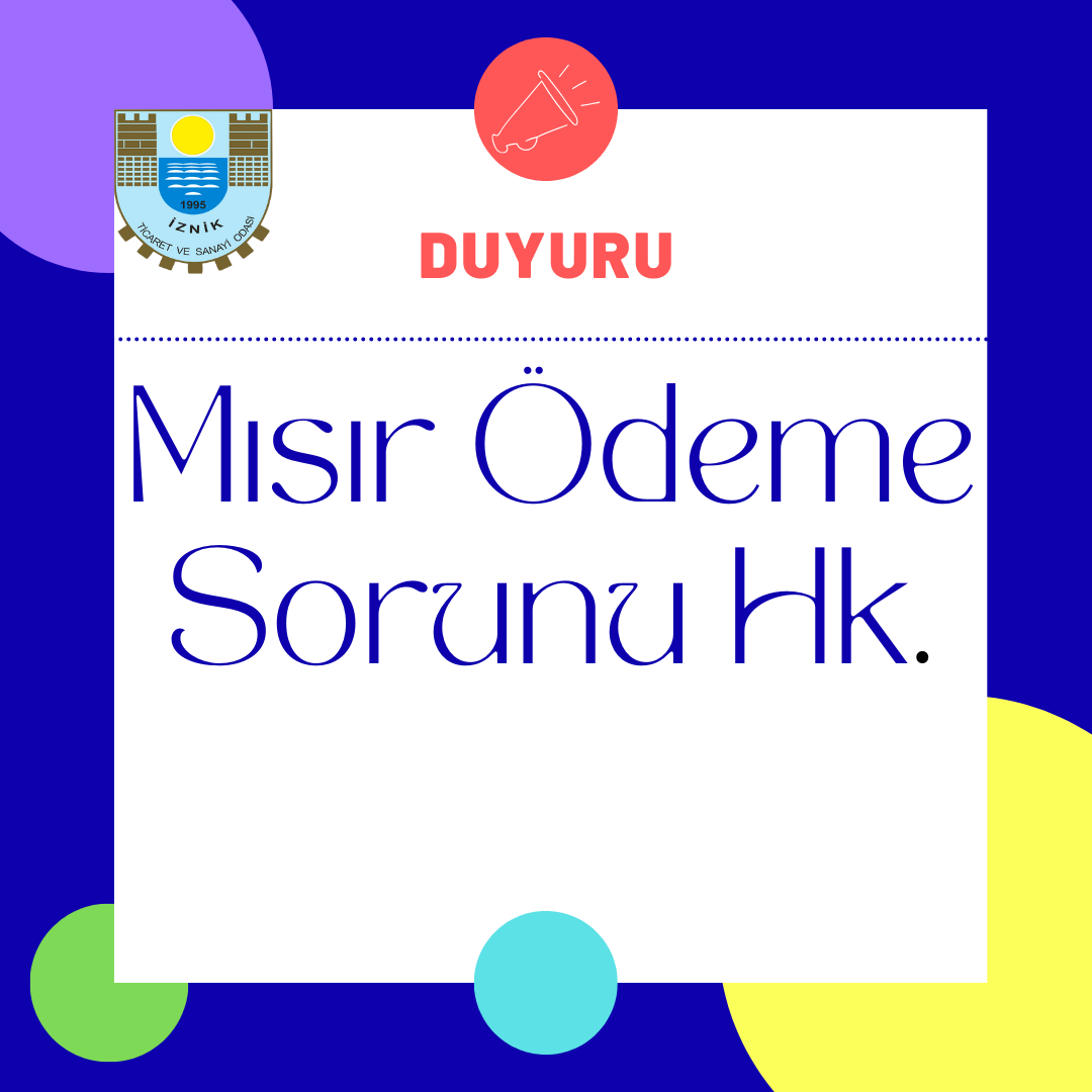 Mısır Ödeme Sorunu Hk.